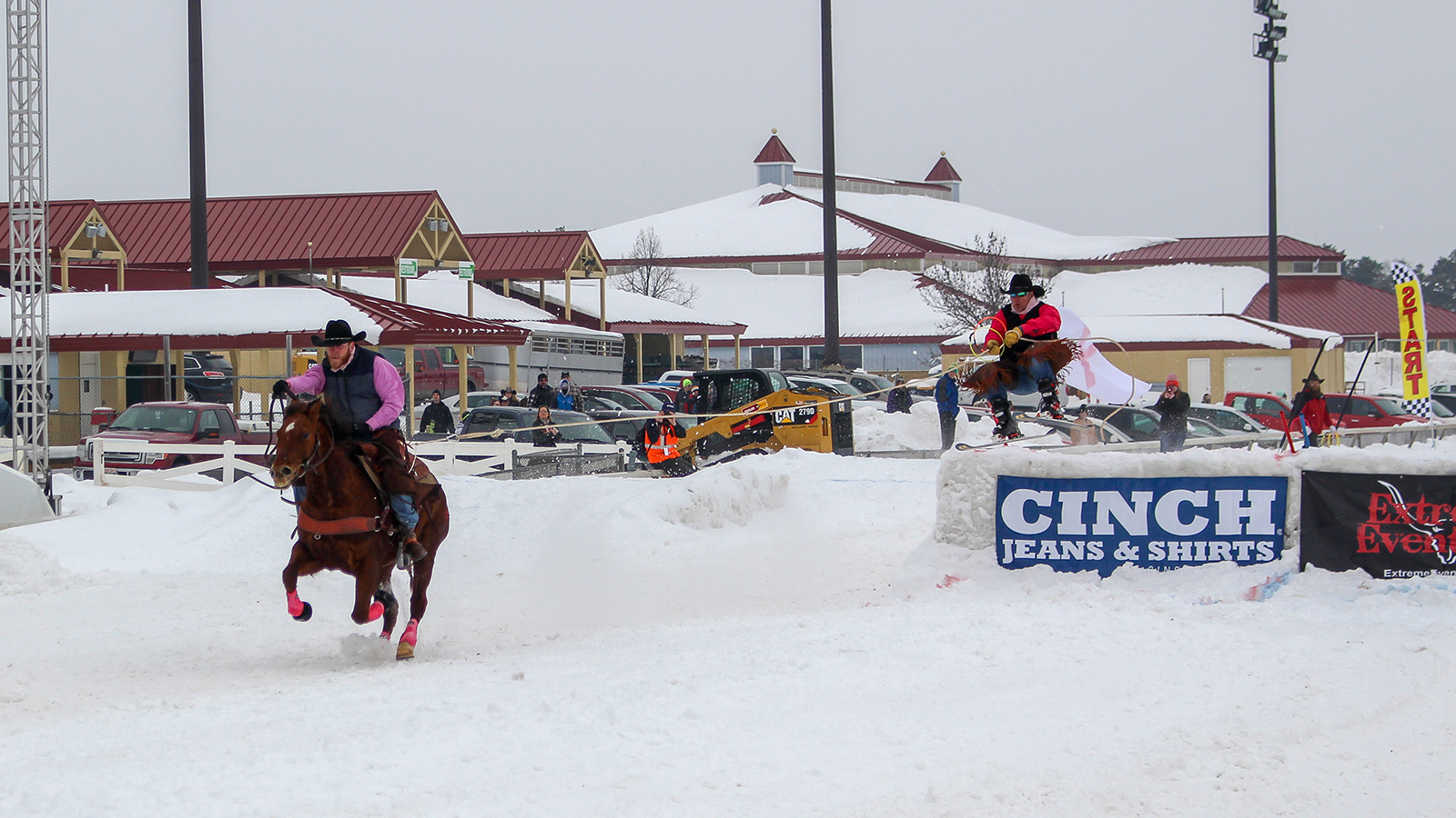 Extreme Horse Skijoring